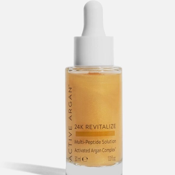 Active Argan 24K Revitalize Multi Peptide Solution Activated Argan Complex 1 oz - Picture 1 of 1